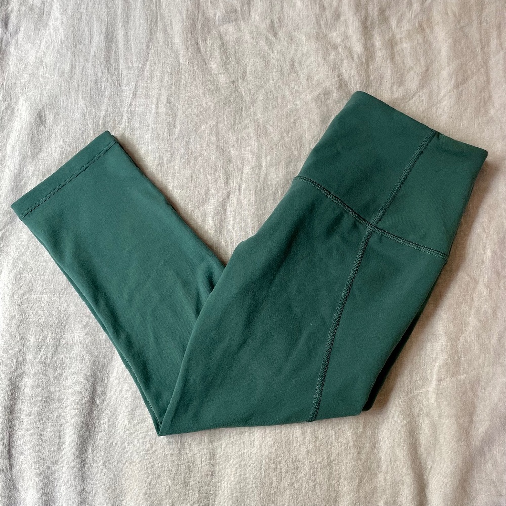 Lorna Jane Green Cropped Leggings